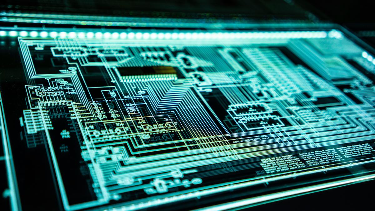 Image of a computer circuit board