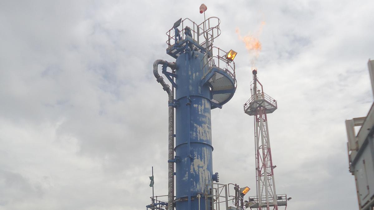 The Agbani Floating Production Facility in Nigeria.