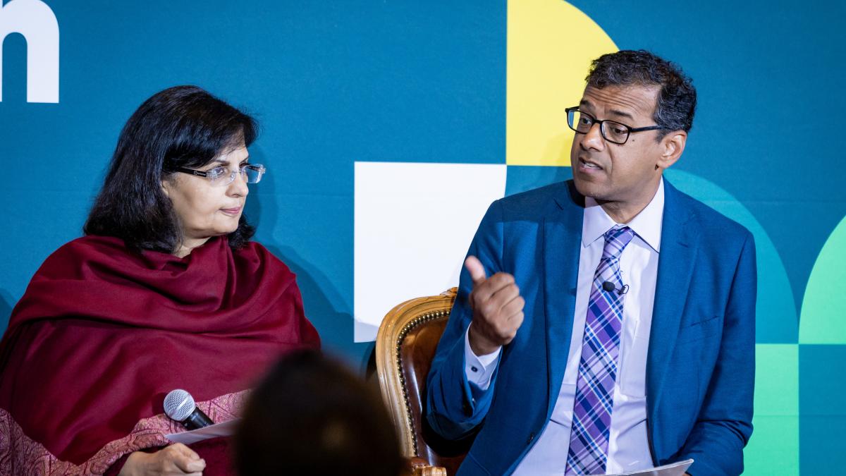  Dr. Atul Gawande, Assistant Administrator for Global Health at the U.S. Agency for International Development speaks on the Foreign Policy panel "Securing Our Future: Prioritizing Global Health Security"