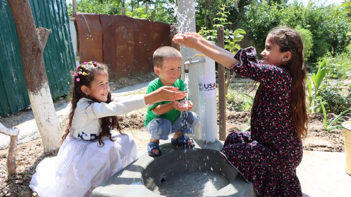 USAID successfully rehabilitated the drinking water supply system of Rohati village in Rudaki District. 