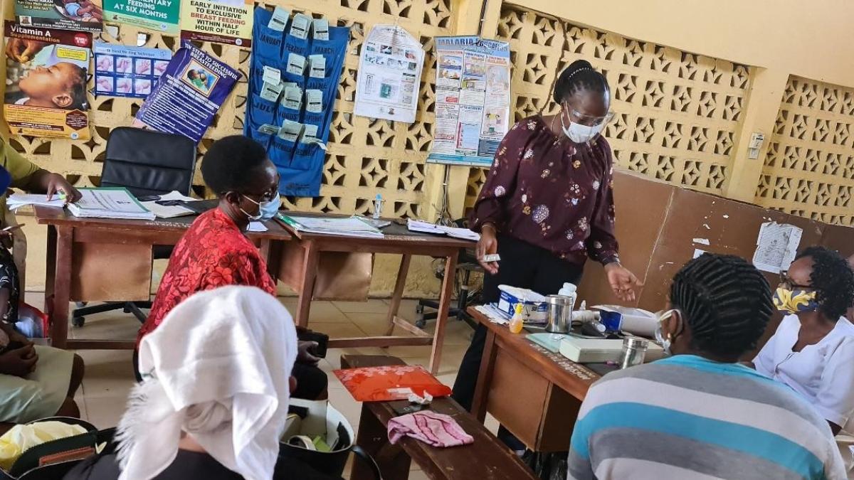 Patients waiting to receive malaria services in primary health care,Oyo State, Nigeria