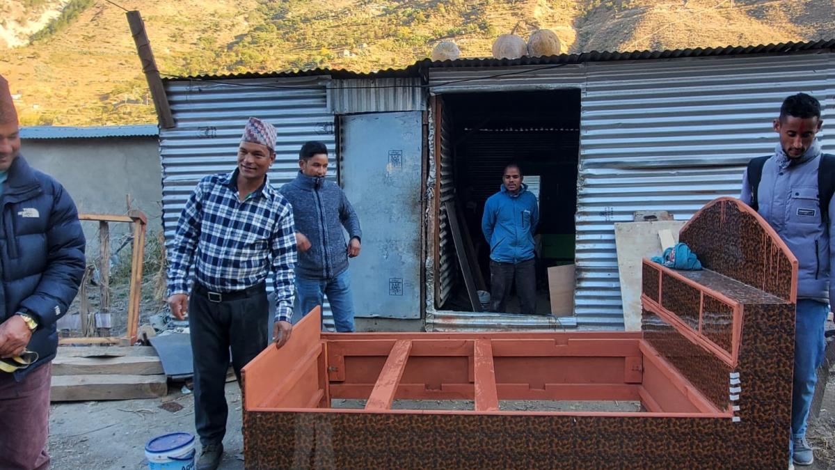 Bajura carpenter carves out a successful future at home