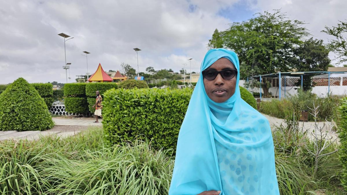 Fathia Idleh Doubad, president of the Club des Jeunes Entrepreneurs (the Club for Young Entrepreneurs) in Ali-Sabieh region