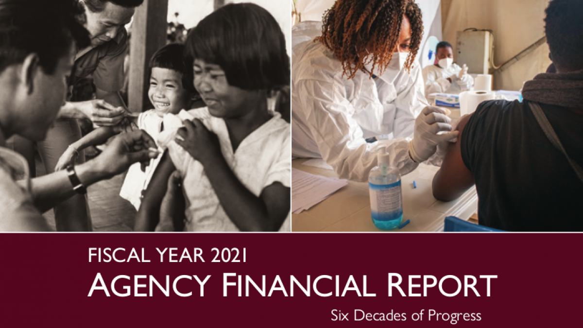 FY2021 Agency Financial Report: Six Decades of Progress