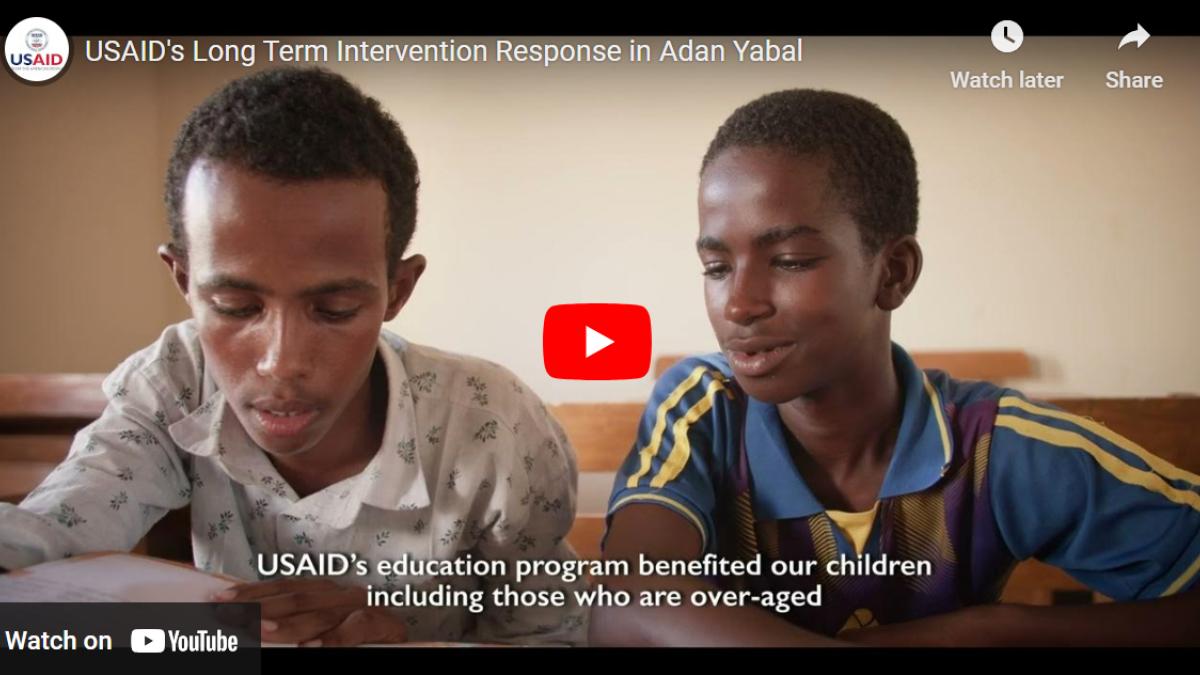 USAID's Long Term Intervention Response in Adan Yabal