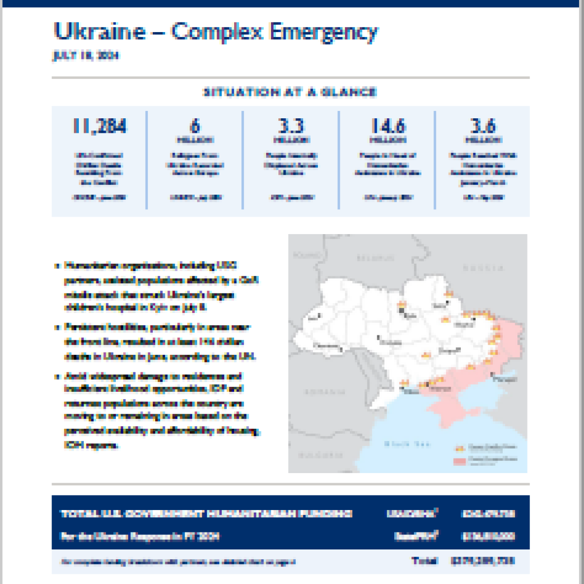 2024-07-18 USG Ukraine Complex Emergency Fact Sheet #9