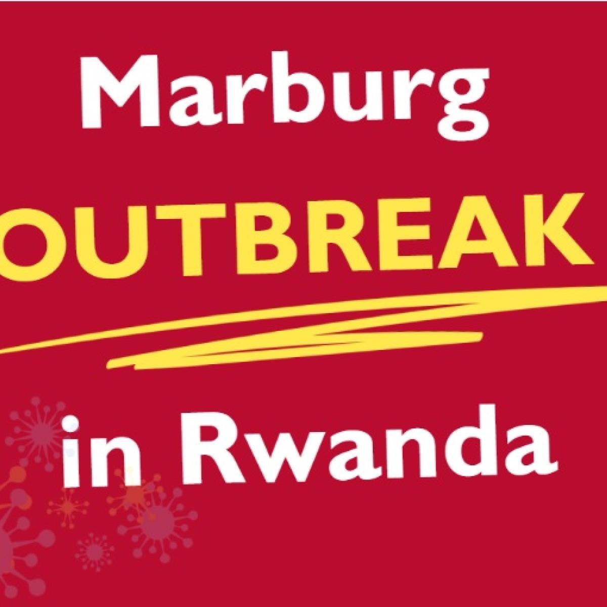 graphic reading Marburg Outbreak in Rwanda