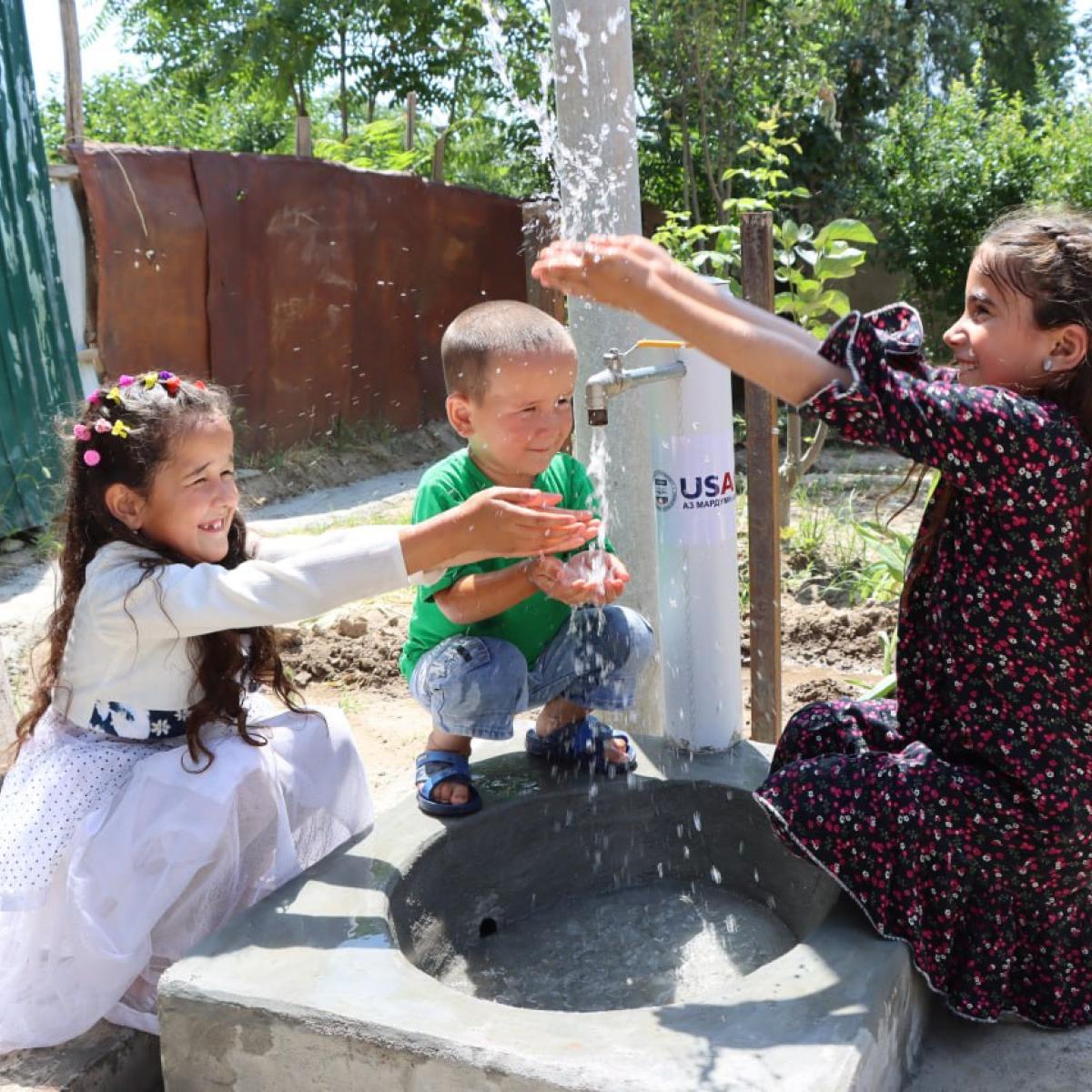 USAID successfully rehabilitated the drinking water supply system of Rohati village in Rudaki District. 