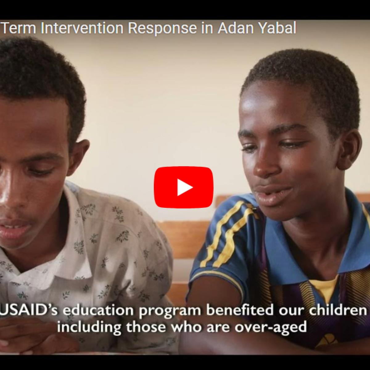 USAID's Long Term Intervention Response in Adan Yabal