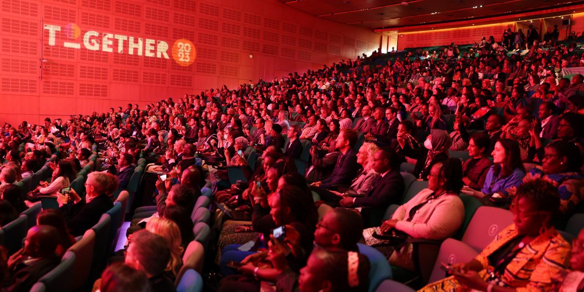 Photo of the audience seated at the morning session of IMNHC 2023 in Cape Town, South Africa. 