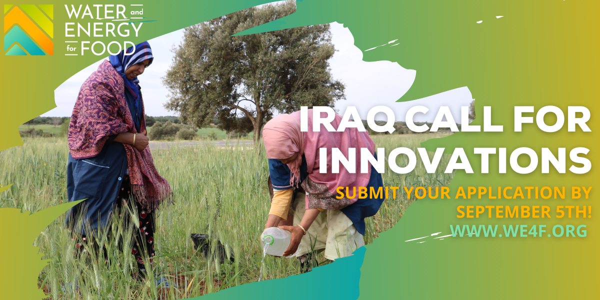 WE4F Iraq Track Call for Innovations