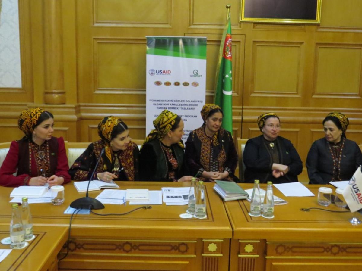 USAID AND WOMEN’S UNION OF TURKMENISTAN PROMOTE GENDER EQUALITY IN TURKMENISTAN