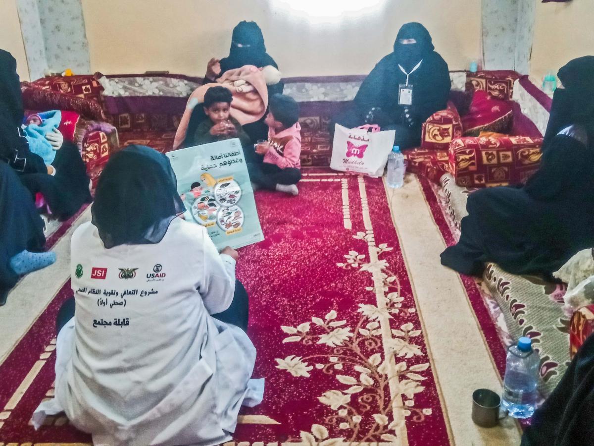 USAID has supported Asmahan and other community midwives in 14 districts in Yemen 