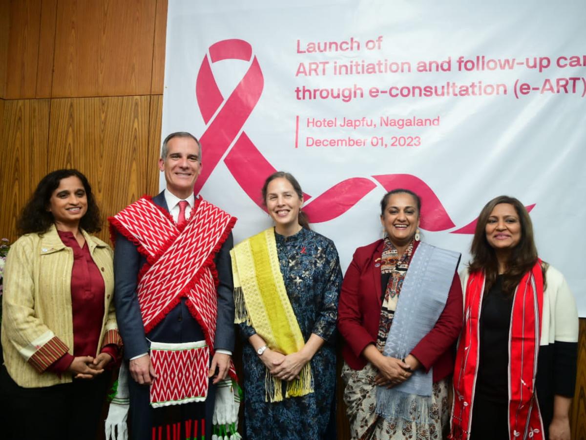 U.S. Ambassador to India Eric M. Garcetti, USAID/India Mission Director Veena Reddy and other U.S. Government Officials at the Event. 