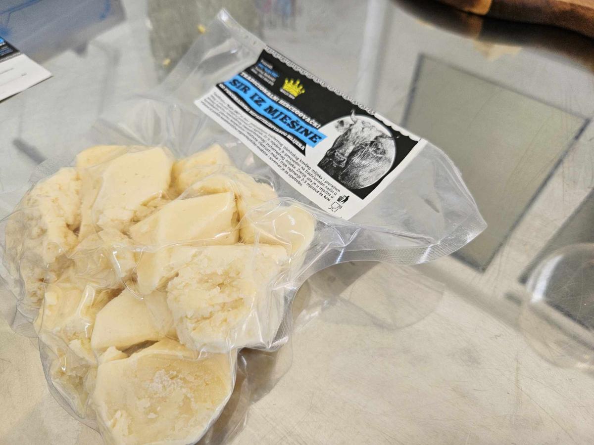 Cheese made at Miljana Kuljic's dairy