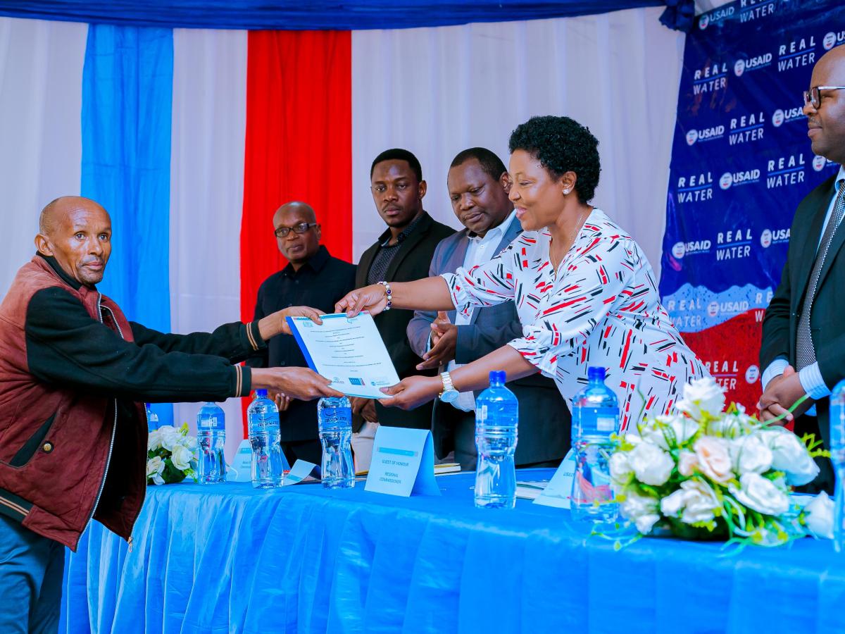 USAID Announces Landmark Agreement to Ensure Safe Drinking Water in Manyara