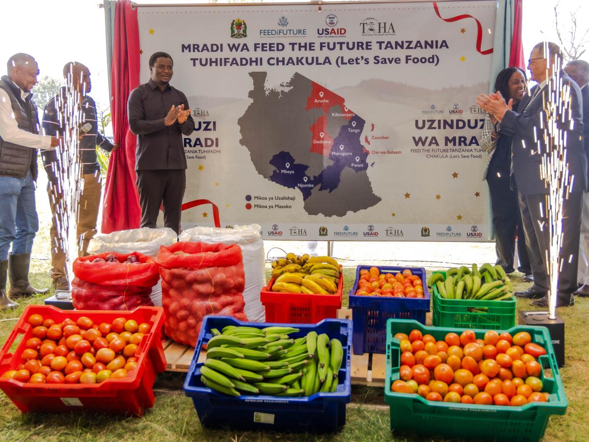 Launch of the Feed the Future Tanzania Tuhifadhi Maliasili (Let's Save Food) Project