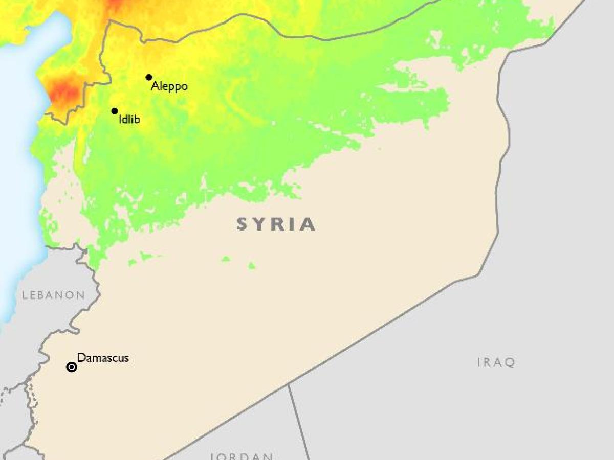 Map of epicenters of the February 2023 Türkiye-Syria earthquakes