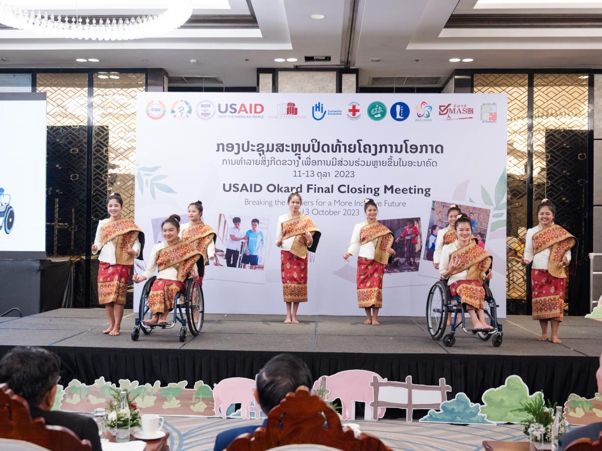 USAID Okard Celebrating the Successes of Disability Inclusive Development in Laos