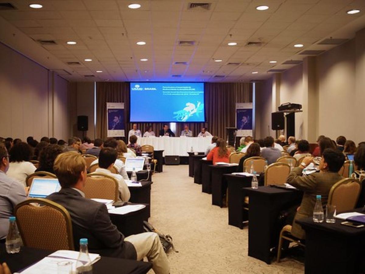 USAID/Brazil organizes an Annual Partners Meeting with all institutions that are part of the Platform for Biodiversity Conservation of the Amazon (PCAB). The 2018 Annual Meeting had a Monitoring and Evaluation session with the participants in order to share monitoring instruments and guidelines. 