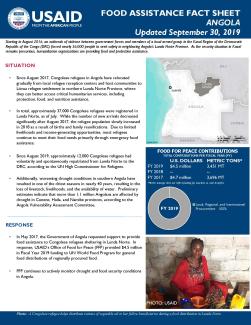 Food Assistance Fact Sheet - Angola