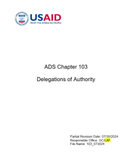 Cover image for ADS 103