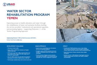 Water Sector Rehabilitation Program, Yemen