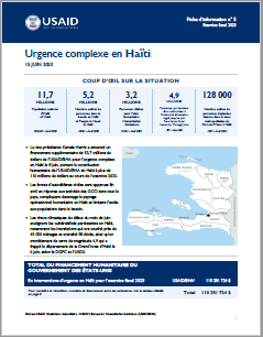 2023-06-15 USAID-BHA Haiti Complex Emergency Fact Sheet #5 - French