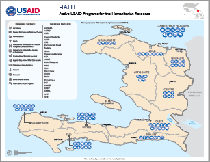 2023-08-09 USAID-BHA Haiti Complex Emergency Response Program Map