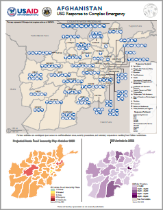 2023-08-29 USG Afghanistan Complex Emergency Program Map