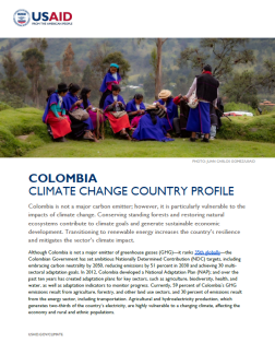 2023 USAID Colombia Climate Change Coutnry Profile