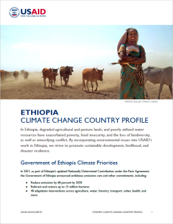 2023 USAID Ethiopia Climate Change Country Profile Thumbnail