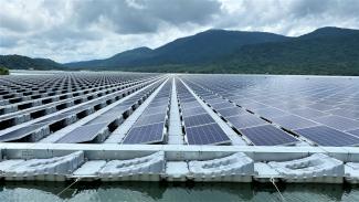 Dami Floating Solar Farm in Binh Thuan Province, Vietnam. Photo credit: USAID V-LEEP II