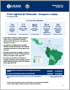 2024-05-31 USG Venezuela Regional Crisis Fact Sheet #3 - Spanish