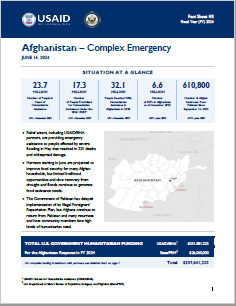 2024-06-14 USG Afghanistan Complex Emergency Fact Sheet #3