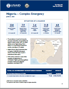 2024-06-21 USG Nigeria Complex Emergency Fact Sheet #3