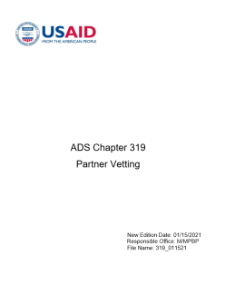 Cover image for ADS 319