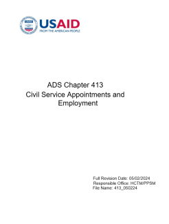 Cover image for ADS 413