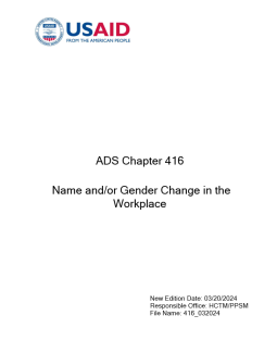 Cover image for ADS 416