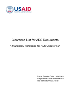 Cover image for ADS 501mab