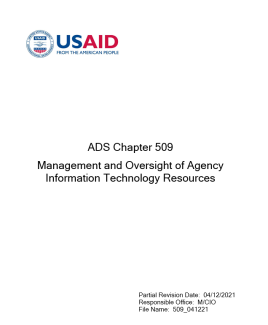 Cover image for ADS 509