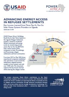 Advancing Energy Access in Refugee Settlements Cover