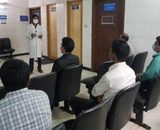 A TB screening for diabetes patients.