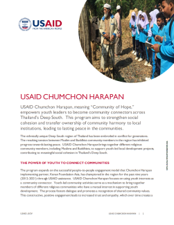 USAID CHUMCHON HARAPAN