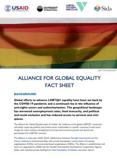 Alliance for Global Equality Fact Sheet