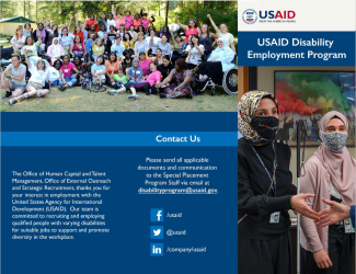 Disability Employment Program brochure cover