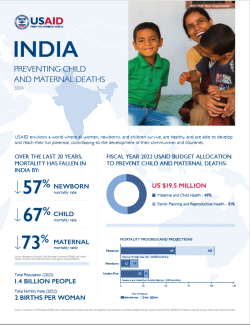 2024 MCHN Country Specific Fact Sheet: India 