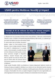 Cover USAID Moldova Newsletter Apr-Jun - Romanian