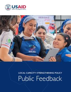 Local Capacity Strengthening Policy: Public Feedback cover