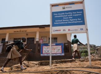 USAID has rehabilitated more than 100 peripheral health units across Sierra Leone to increase access to a range of essential water, sanitation and hygiene components.